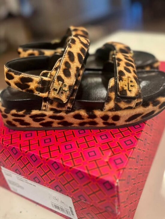Tory Burch Shoes - Tory Burch Kira Sport Sandal Classic Leopard 8 1/2